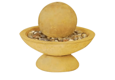 Small Tondo Outdoor Cast Stone Garden Fountain Fountain Tuscan